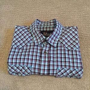 Peak Performance short sleeve button down shirt